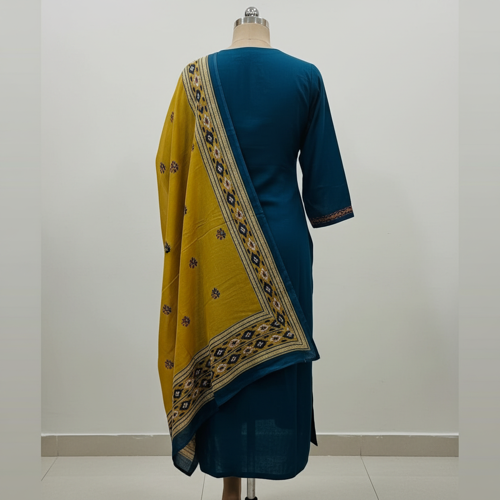 Kurta with Dupatta | Ethnic Kurti Set for Festive & Casual Wear - Image 5
