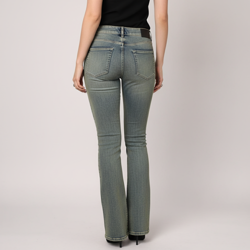 Women Bootcut Jeans – Cotton Blend - Image 13