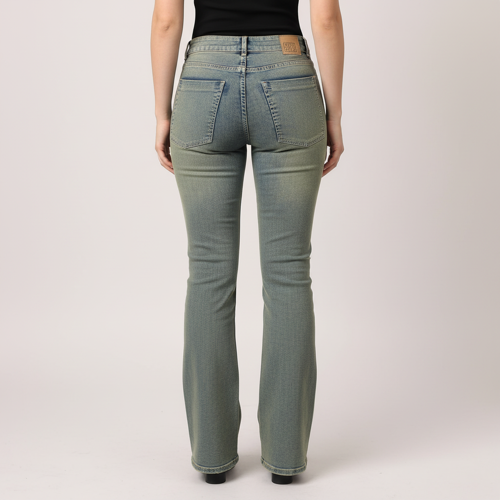 Women Bootcut Jeans – Cotton Blend - Image 14
