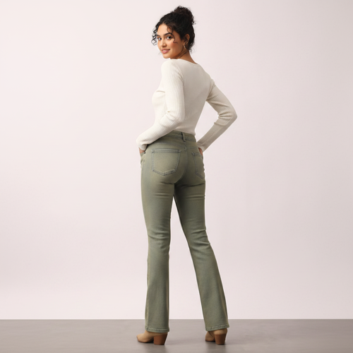 Women Bootcut Jeans – Cotton Blend - Image 19