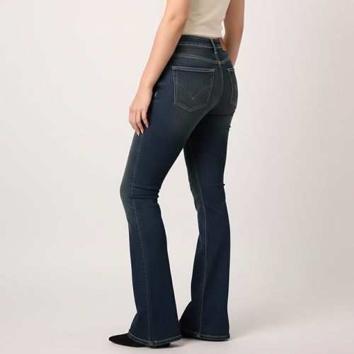 Women Bootcut Jeans – Cotton Blend - Image 34