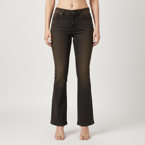 Women Bootcut Jeans – Cotton Blend - Image 49