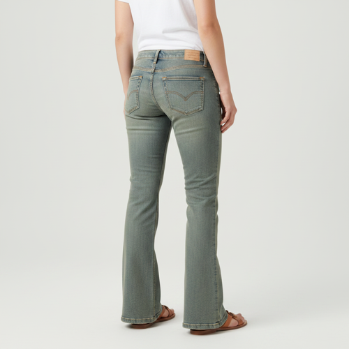 Women Bootcut Jeans – Cotton Blend - Image 8