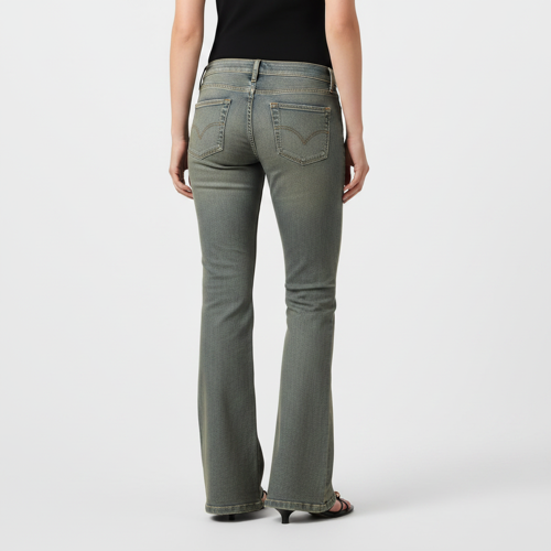 Women Bootcut Jeans – Cotton Blend - Image 9