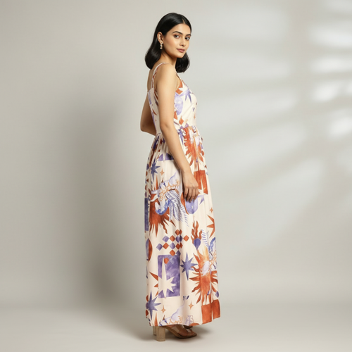 Women Maxi Dress – Sleeveless, Maxi Length - Image 10