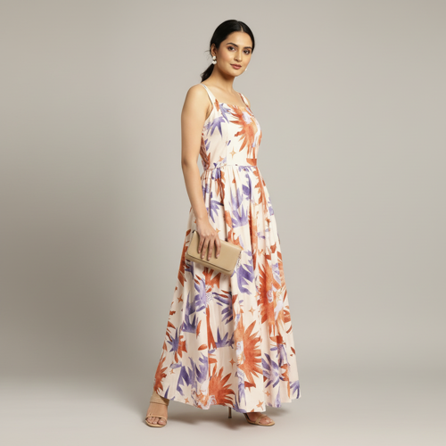 Women Maxi Dress – Sleeveless, Maxi Length - Image 15