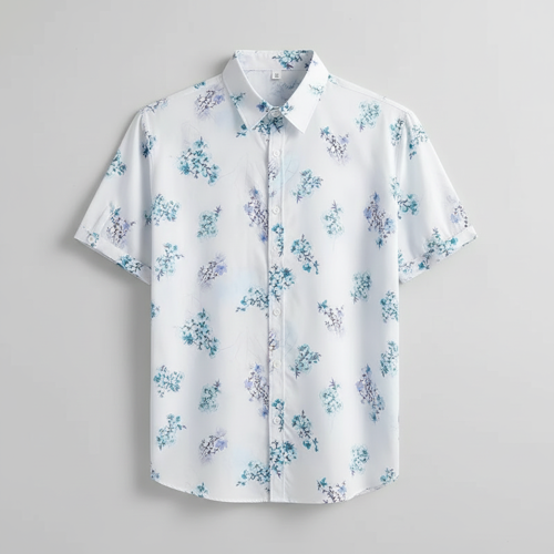 Shirt Short Sleeve Button Down Top | Casual Summer Blouse Lightweight Soft Fabric Regular Fit Stylish Top - Image 17