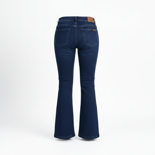 Jeans | Stretchable Denim Pant | 3 Button Front Closure | Flared Bell Bottom Style Casual for Girls & Ladies (Sizes 26-34) - Image 6