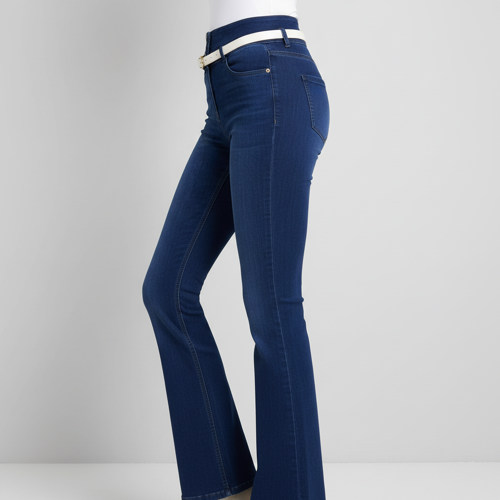 Jeans | Stretchable Denim Pant | 3 Button Front Closure | Flared Bell Bottom Style Casual for Girls & Ladies (Sizes 26-34) - Image 7