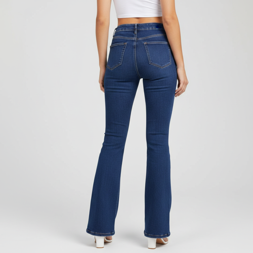 Jeans | Stretchable Denim Pant | 3 Button Front Closure | Flared Bell Bottom Style Casual for Girls & Ladies (Sizes 26-34) - Image 19
