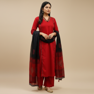 Kurta with Palazzos & Dupatta