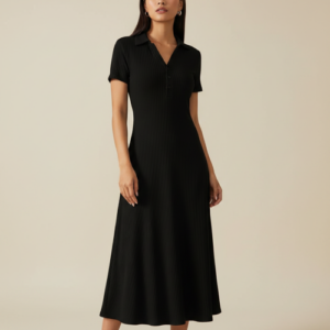 Women Maxi Dress - Cotton Blend