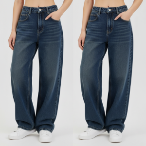 Pants | Casual Fit Trousers with Utility Pocket Design