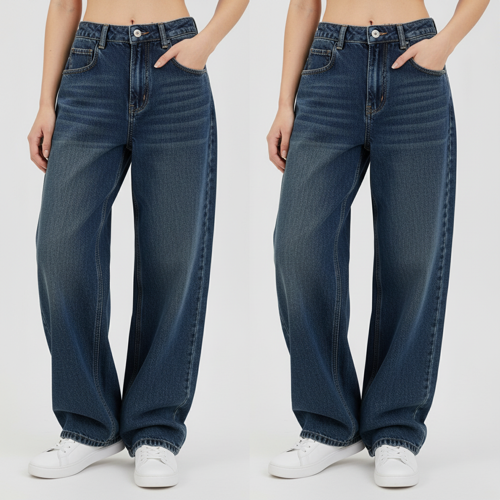 Pants | Casual Fit Trousers with Utility Pocket Design