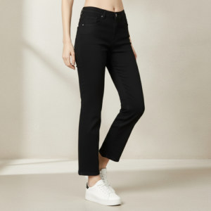 Women Bootcut Jeans - Cotton Blend