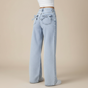 Jeans | Back Pocket Bow tie Detail