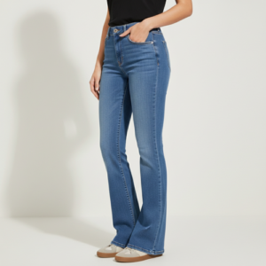 Women Bootcut Jeans - Cotton Blend