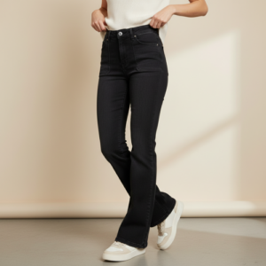 Women Bootcut Jeans - Cotton Blend