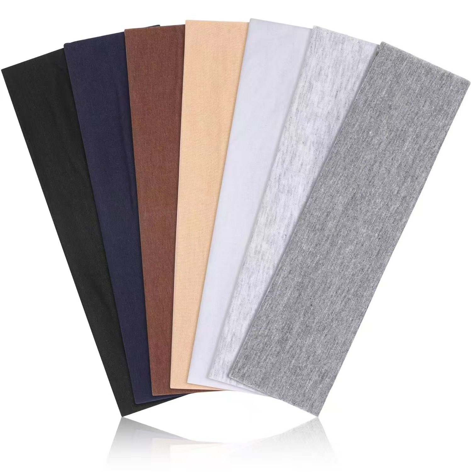 Women Elastic Sports Headbands Non Slip Sweatband for Yoga Workout - Image 2